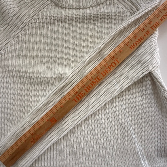 Quince Cream Ribbed Knit Pullover - Picture 12 of 13